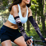 Astronaut Floating In Outer Space Print Sun Protection Arm Sleeves