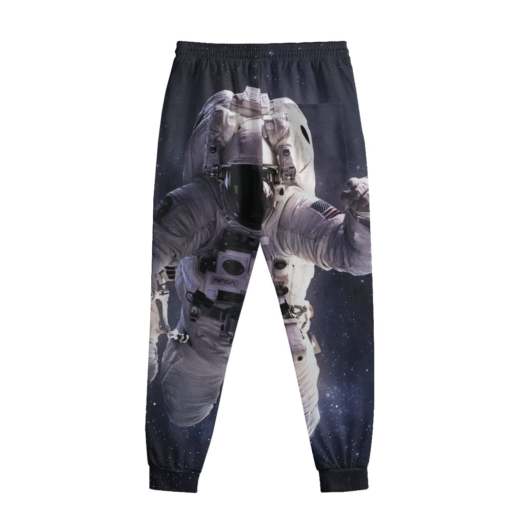 Astronaut Floating In Outer Space Print Sweatpants