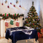 Astronaut Floating In Outer Space Print Tablecloth