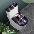 Astronaut Floating In Outer Space Print Toilet Lid And Tank Cover Set