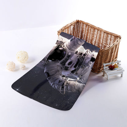 Astronaut Floating In Outer Space Print Towel