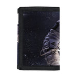 Astronaut Floating In Outer Space Print Trifold Wallet