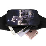 Astronaut Floating In Outer Space Print Waist Bag