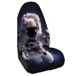 Astronaut Floating In Outer Space Print Waterproof Car Seat Cover