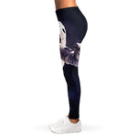 Astronaut Floating In Outer Space Print Women's Leggings