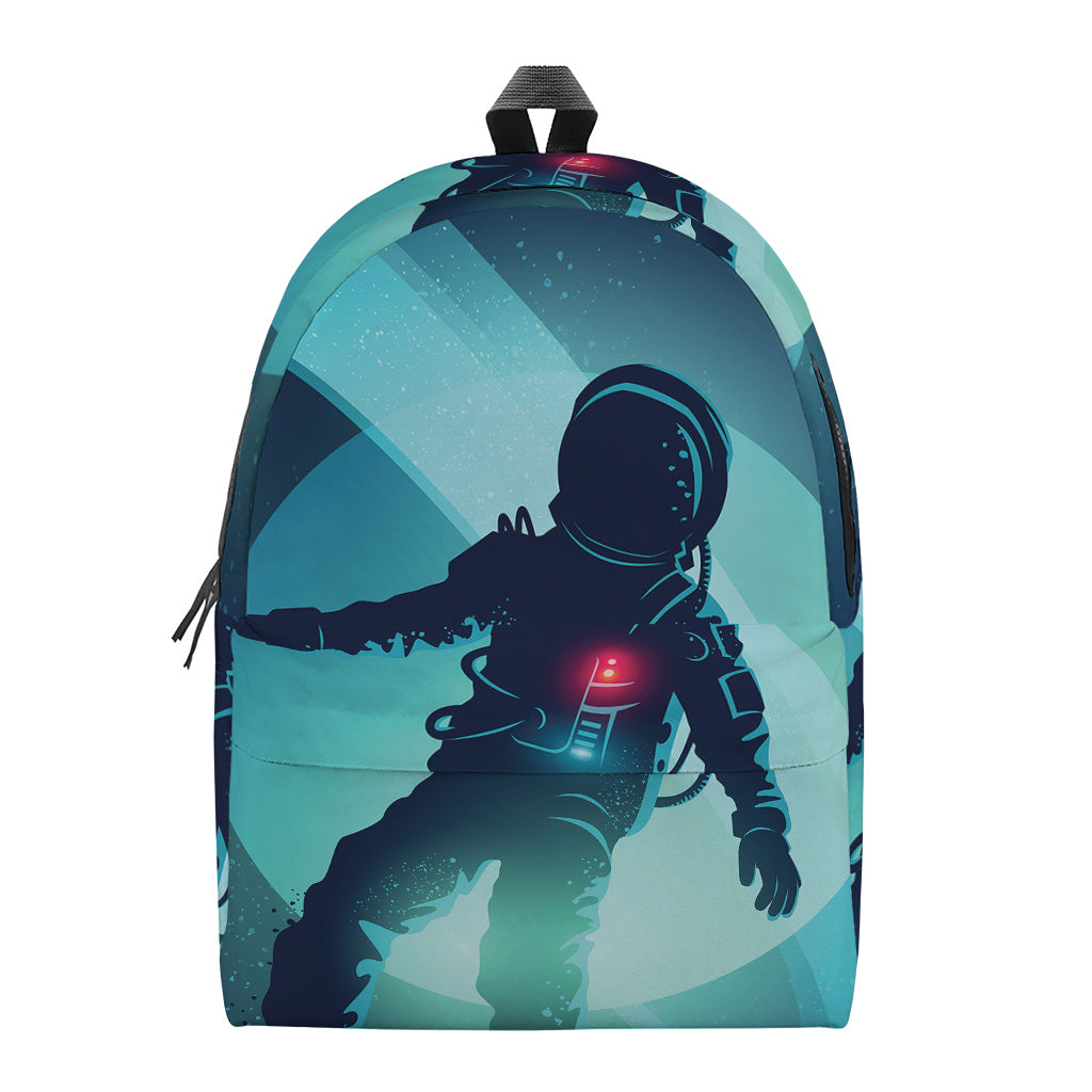 Astronaut Floating Through Space Print Backpack