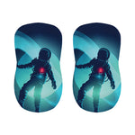 Astronaut Floating Through Space Print Bar Stool Covers