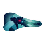 Astronaut Floating Through Space Print Bicycle Seat Cover