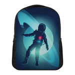 Astronaut Floating Through Space Print Casual Backpack