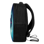 Astronaut Floating Through Space Print Casual Backpack