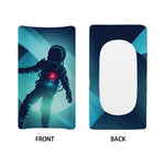 Astronaut Floating Through Space Print Changing Pad Cover
