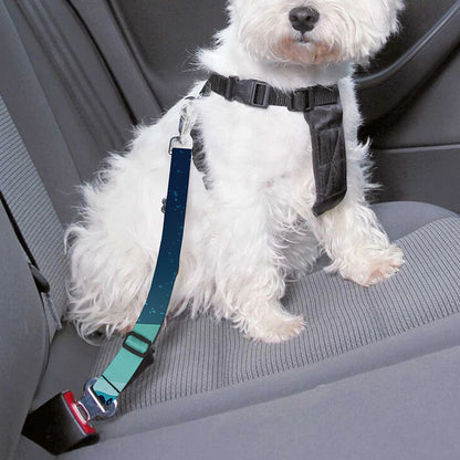 Astronaut Floating Through Space Print Dog Seat Belt