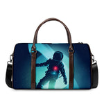 Astronaut Floating Through Space Print Duffle Bag