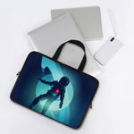 Astronaut Floating Through Space Print Laptop Sleeve With Handle