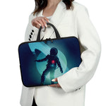 Astronaut Floating Through Space Print Laptop Sleeve With Handle