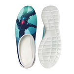 Astronaut Floating Through Space Print Mesh Casual Shoes