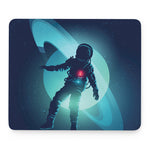 Astronaut Floating Through Space Print Mouse Pad
