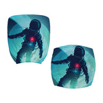 Astronaut Floating Through Space Print Office Chair Cover