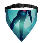 Astronaut Floating Through Space Print Over The Collar Dog Bandana