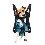 Astronaut Floating Through Space Print Pet Carrier Backpack