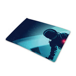 Astronaut Floating Through Space Print Pet Cooling Mat Cover