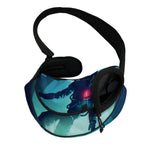 Astronaut Floating Through Space Print Pet Sling Carrier
