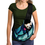 Astronaut Floating Through Space Print Pet Sling Carrier