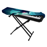 Astronaut Floating Through Space Print Piano Keyboard Cover