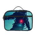 Astronaut Floating Through Space Print Portable Lunch Bag