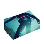 Astronaut Floating Through Space Print Rectangle Tissue Box Cover