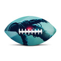 Astronaut Floating Through Space Print Rugby Ball