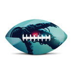 Astronaut Floating Through Space Print Rugby Ball