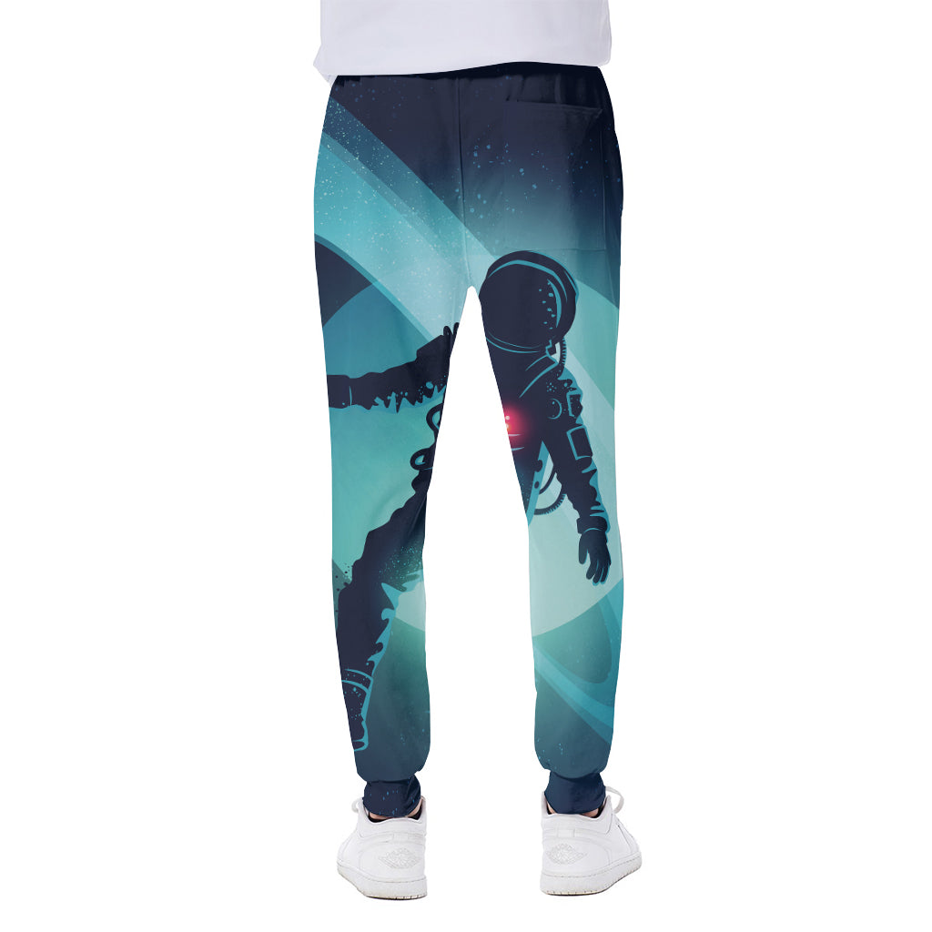 Astronaut Floating Through Space Print Scuba Joggers