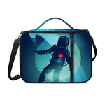 Astronaut Floating Through Space Print Shoulder Strap Bible Bag