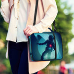 Astronaut Floating Through Space Print Shoulder Strap Bible Bag