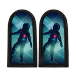 Astronaut Floating Through Space Print Skillet Handle Cover