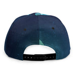 Astronaut Floating Through Space Print Snapback Cap