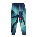 Astronaut Floating Through Space Print Sweatpants