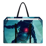 Astronaut Floating Through Space Print Utility Tote Bag