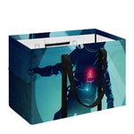 Astronaut Floating Through Space Print Utility Tote Bag