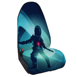 Astronaut Floating Through Space Print Waterproof Car Seat Cover