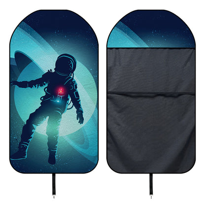 Astronaut Floating Through Space Print Waterproof Car Seat Cover