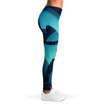 Astronaut Floating Through Space Print Women's Leggings