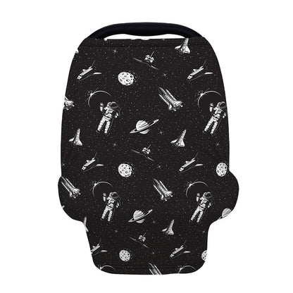 Astronaut In Space Pattern Print Baby Seat Cover