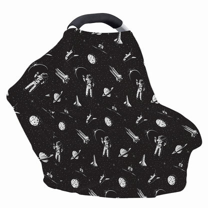 Astronaut In Space Pattern Print Baby Seat Cover