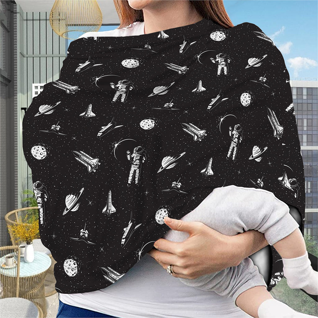 Astronaut In Space Pattern Print Baby Seat Cover