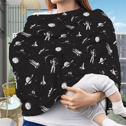 Astronaut In Space Pattern Print Baby Seat Cover