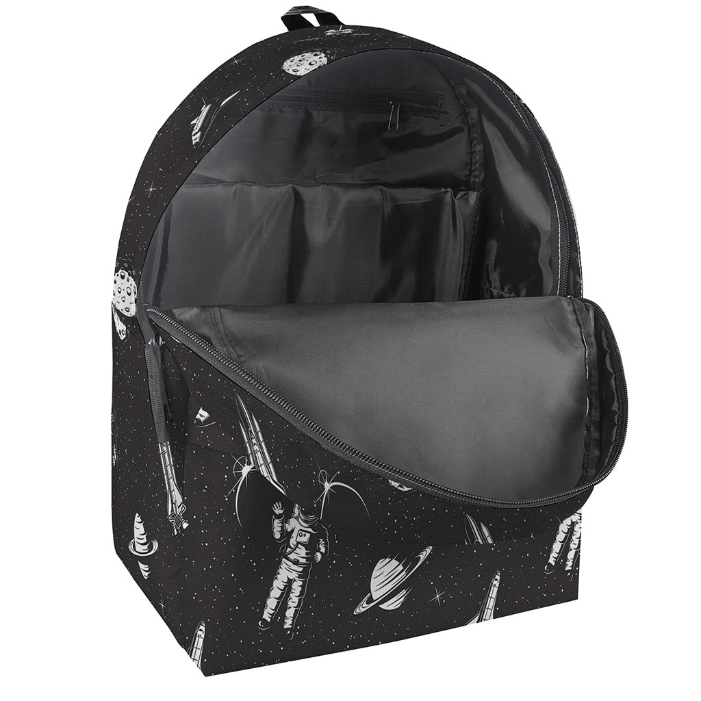 Astronaut In Space Pattern Print Backpack