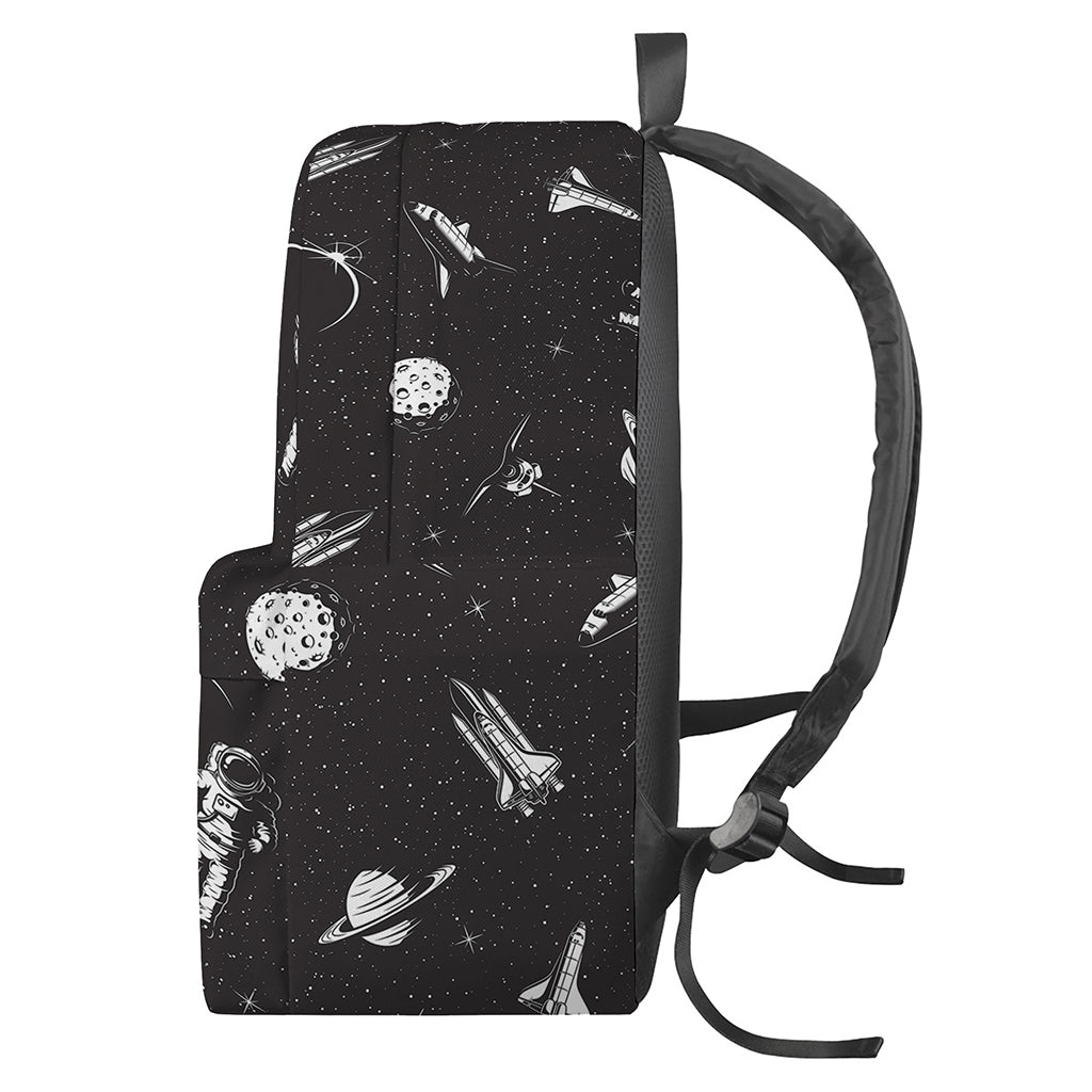 Astronaut In Space Pattern Print Backpack