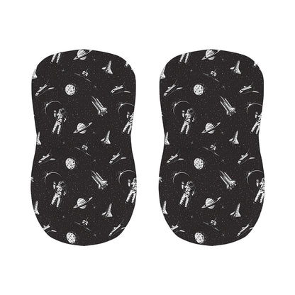 Astronaut In Space Pattern Print Bar Stool Covers